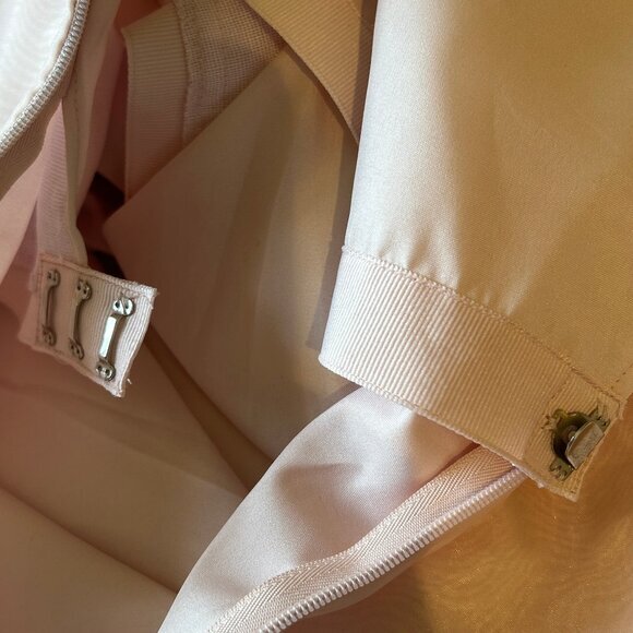 David's Bridal pale pink full-length strapless formal gown sz 22 - Picture 14 of 14